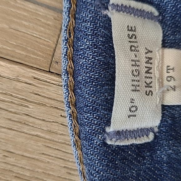 Madewell Jeans Women's sz 29T 10" High Rise Skinny Cropped Denim Jeans - Picture 9 of 16